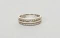 Diamantring, 18-k vitguld