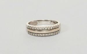 Diamantring, 18-k vitguld