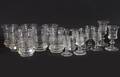Glas 17 delar, 1800-tal