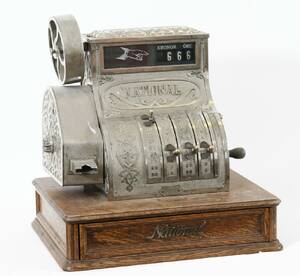 Kassaapparat, National, 1900-talets början