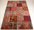 Persisk patchwork tæppe, 307x206 cm
