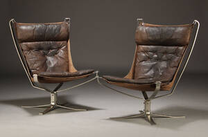 Sigurd Ressell. Par Falcon lænestole 2