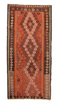 Orientalisk flatvävd matta, Kelim, 295x140 cm