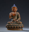 Buddhafigur af kobber, 2000-tallet.