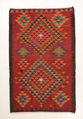 Orientalisk flatvävd matta, Kelim, 230x142 cm