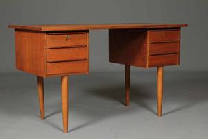 Dansk møbelarkitekt Skrivebord i teak