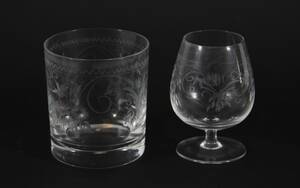 Whiskeyglas 12st samt 6st cognacsglas