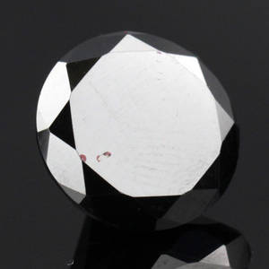 Uindfattet behandlet sort diamant ca 13.47 ct