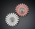 Georg Jensen. To margueritbrocher 2