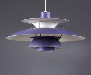Poul Henningsen. PH5-pendel, lilla