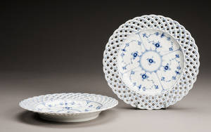 Royal Copenhagen Musselmalet helblonde tallerkener 2.