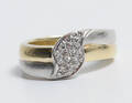 Vintagering med brillanter,  ca. 0.24 ct Denne vare er sat til omsalg under nyt varenummer 4078204