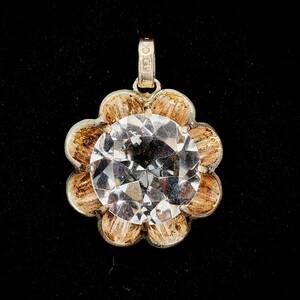 Hänge, sterlingsilver med kristall
