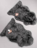 Australsk lammeskind - antracit. 2