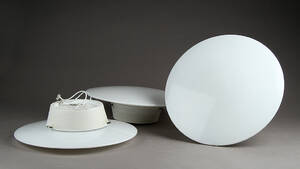 Arne Jacobsen. Tre Eklipta væglamper Ø 35  3 