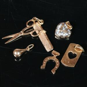 GULDHÄNGEN 18k 5.5g inkl. små diamanter