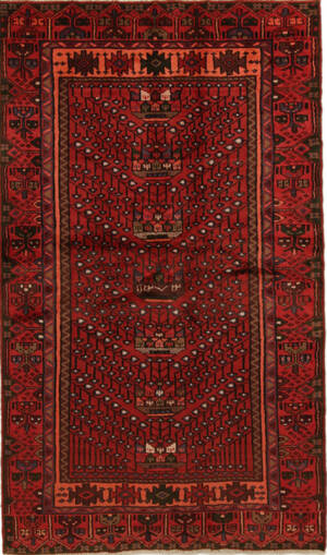 Persisk Zanjan tæppe, 200X117cm.