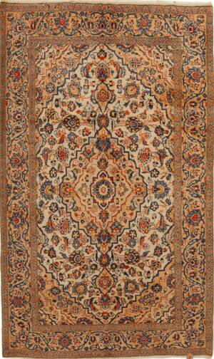 Persisk Keshan tæppe, 252x150 cm.