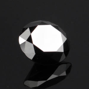 Uindfattet behandlet sort diamant ca 1.01 ct