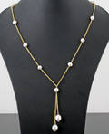 Cultured pearl necklace