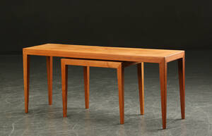 Severin Hansen. Sæt indskudsborde af teaktræ 2