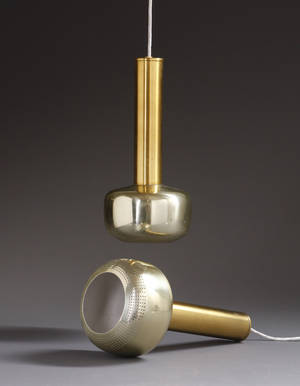 Vilhelm Lauritzen 1894-1984 for Louis Poulsen To pendler, messing 2