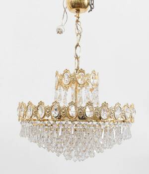 Takkrona med sex ljuspunkter, 1900-talets slut