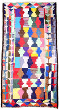 Persisk Kermanshah nomade-kelim, 245x126 cm. 