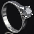 Solitaire ring ca. 1.10 ct.