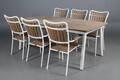 Daneline Havemøbler. Havebord samt seks armstole, artwood 7