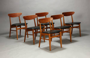 Dansk møbelproducent. Spisestole 6