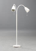Niclas Hoflin, golvlampa Arkipelag Twin, vit blank