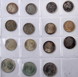 En komplet samling danske jubilæumsmønter af sølv 1888-1972 15