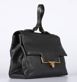 Lanvin, skuldertaske, sort skind Denne vare er sat til omsalg under nyt varenummer 4081020