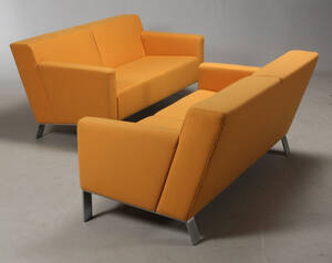 Dansk møbelproducent. Sæt 2½ pers. sofa. 2