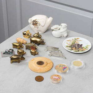 PARTI KURIOSA, bl.a orientaliska lyckomynt