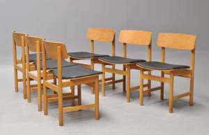 Børge Mogensen. Sæt på seks stole 6