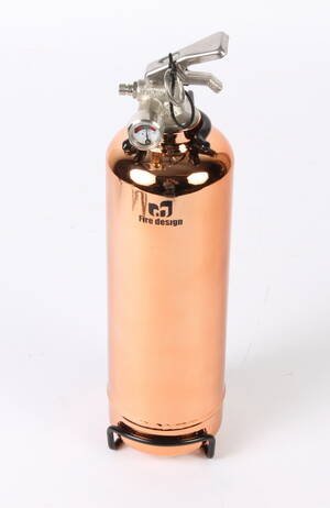 Fire design, brandslukker af kobber. 