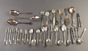 Samling blandet sølvbestik - 1170 gr 37