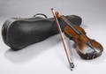 Violin i kasse af mørkbejdset træ. Kopi efter Gasparo da Saló