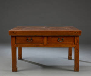 Kang table af elmetræ, 18001900-tallet