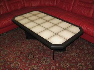 SOFFBORD M KAKELPLATTOR, H 52, 71 X 131