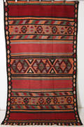 Orientmatta, flatvävd, Shasavand, 280x155 cm