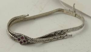 Armband, 18 k. med rubiner