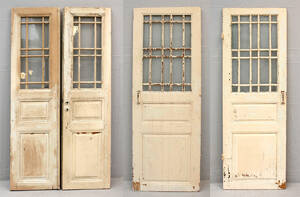 Dubbeldörrar, 2 par, 18001900-tal 4