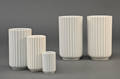 Lyngby porcelæn. Fem vaser af porcelæn 5