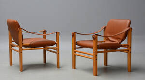 Dansk møbelproducent. Par safaristole 2