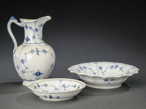 Royal Copenhagen. Tre dele porcelæn, Musselmalet 3