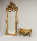 Nyrococo spejl og konsol, 1800-tallet 2