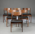 Dansk Møbelproducent. Seks spisestole 6